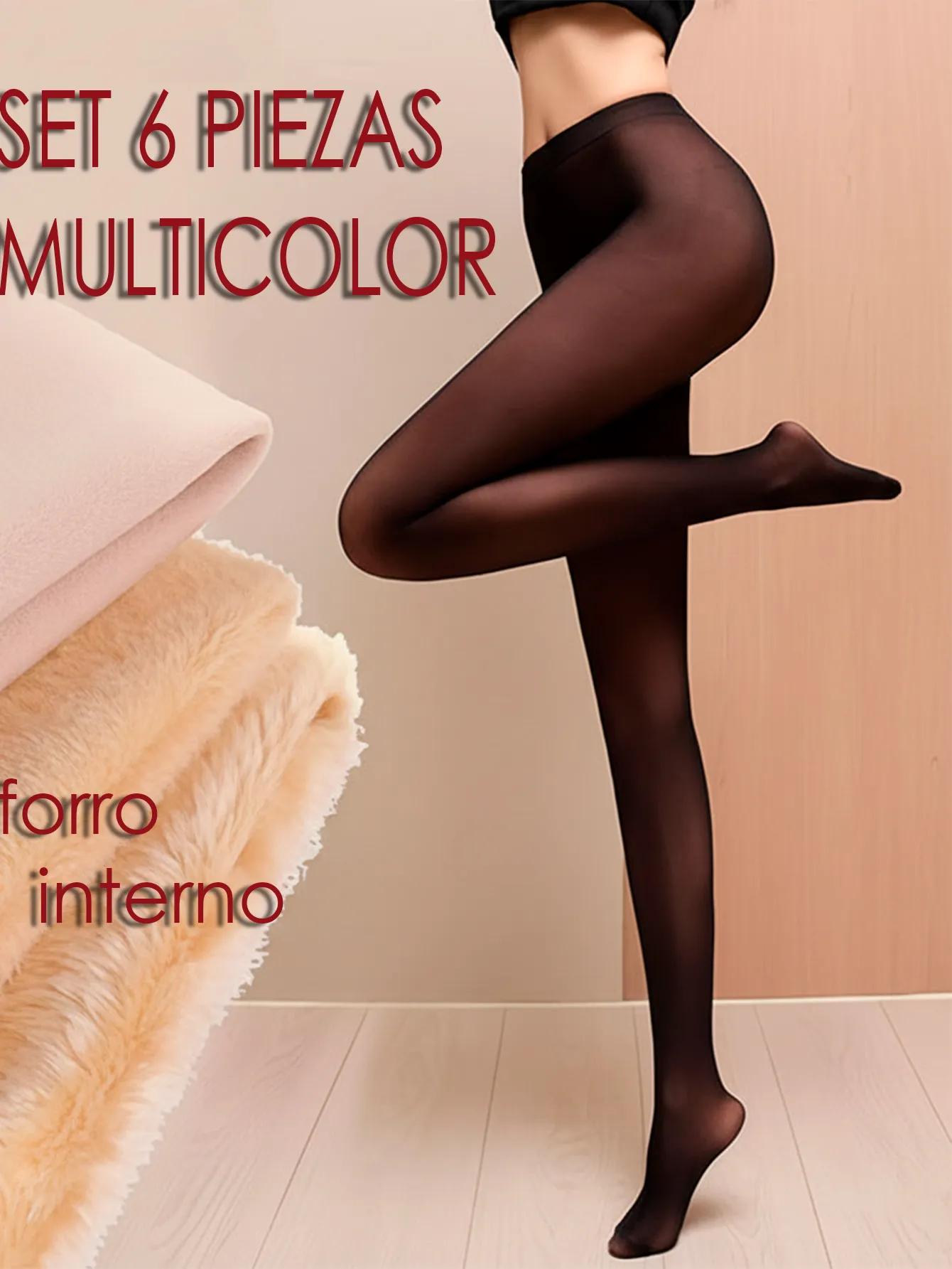 3307-UNI-NEGRO 6 PIEZAS 4709